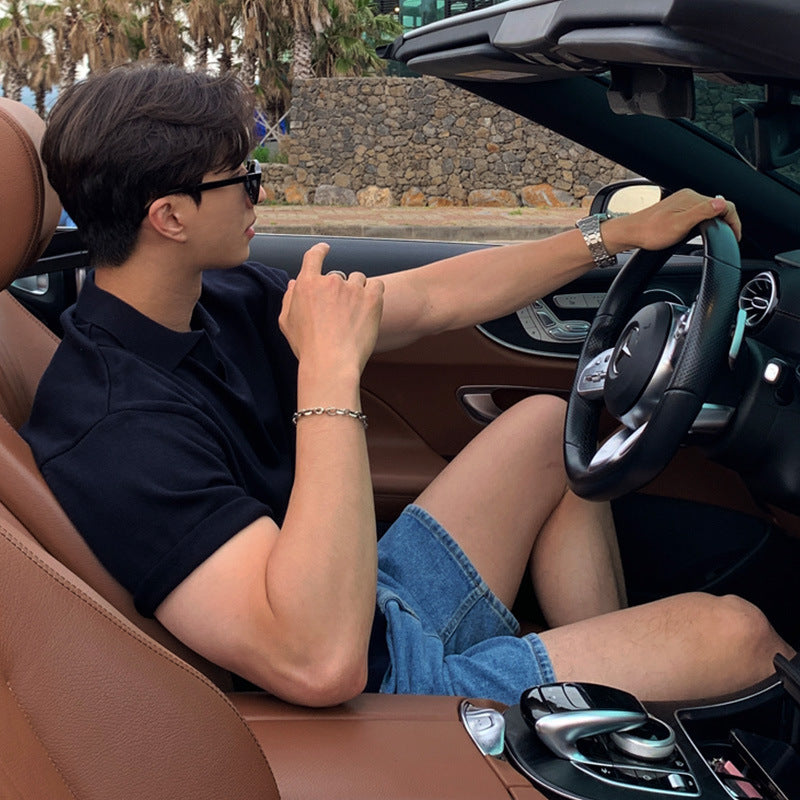 Philip – Slim Fit Poloshirt met Korte Mouwen