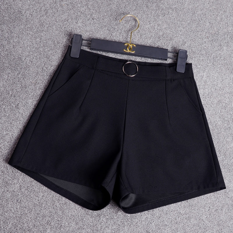 Gabrielle – Hoge Taille Korte Broek voor Zomer