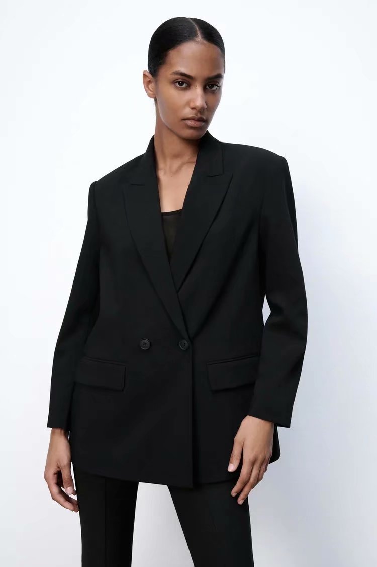 Deborah – Losvallende Double-breasted Blazer
