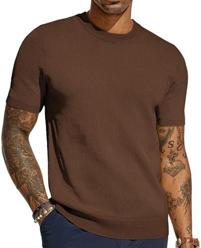 Geoffrey – Korte Mouwen Gebreide T-shirt