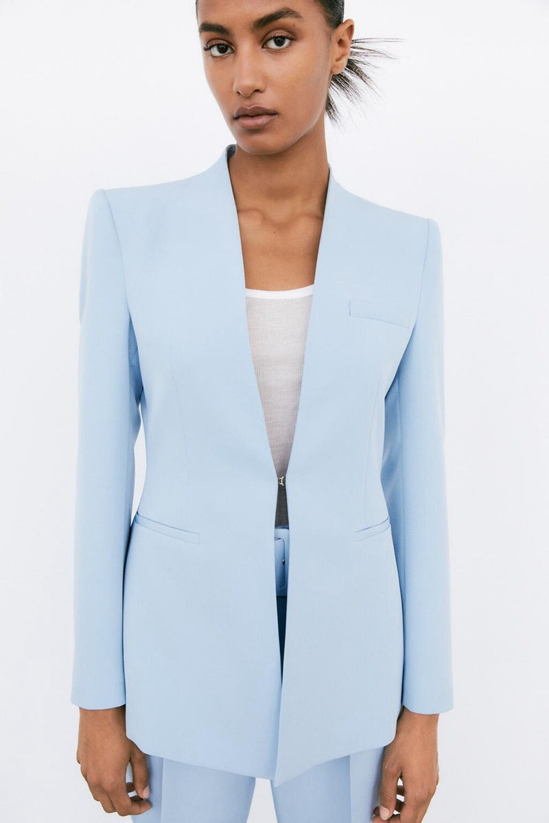 Holly – Zomerse Damesblazer Zonder Revers