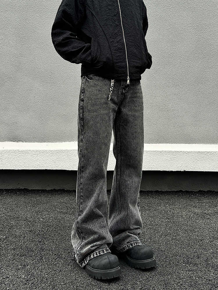 Simon – Grijze Skinny Jeans met Versleten Look