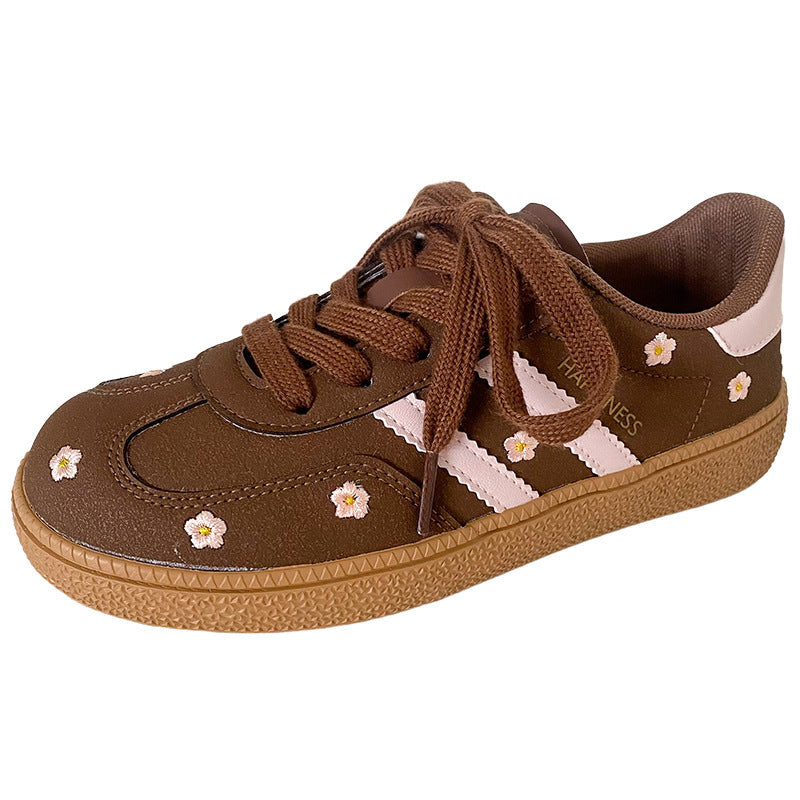 Jasmine – Platte Dames Sneakers met Veters