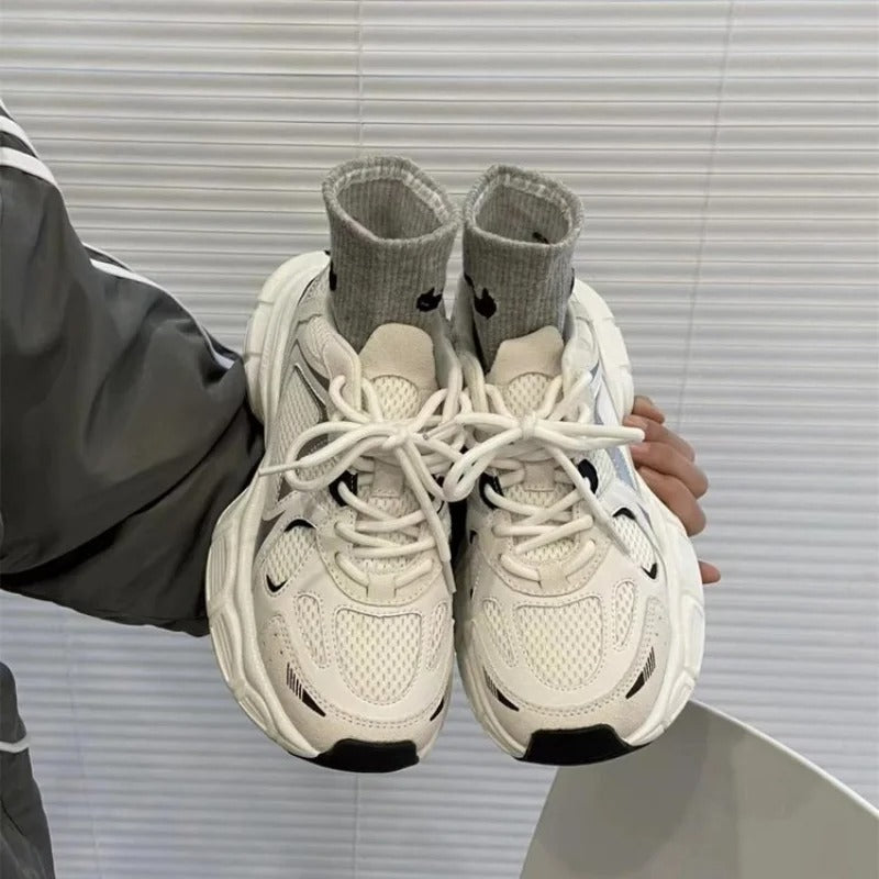 Phoebe – Veelzijdige Mesh Plateau Sneakers Ademend Casual Sportief