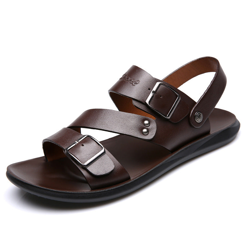 Leonard – Vegan Leren Sandalen en Slippers voor Heren