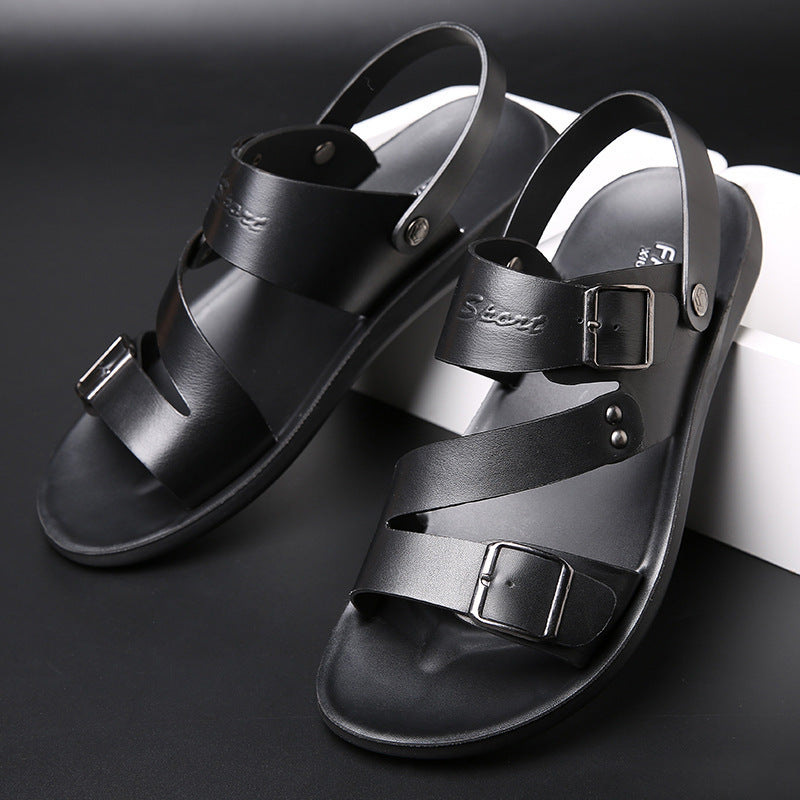 Leonard – Vegan Leren Sandalen en Slippers voor Heren