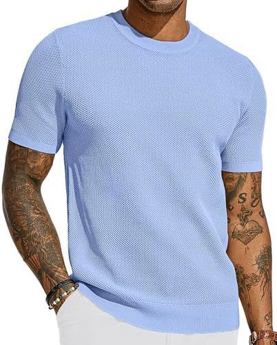 Geoffrey – Korte Mouwen Gebreide T-shirt