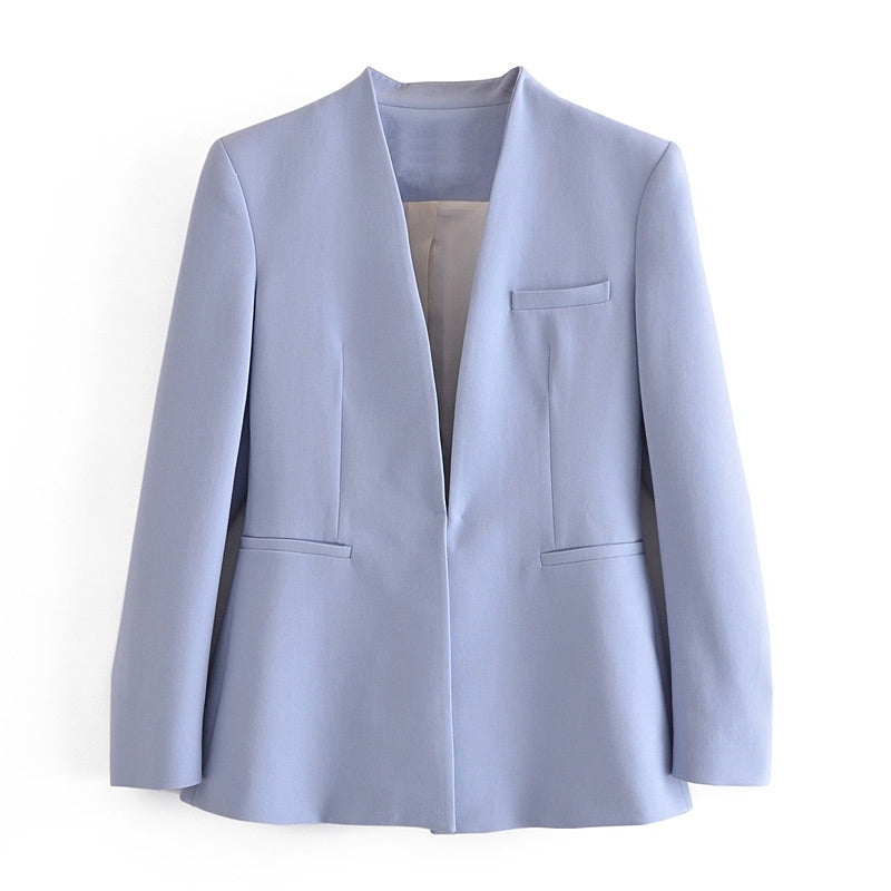 Holly – Zomerse Damesblazer Zonder Revers