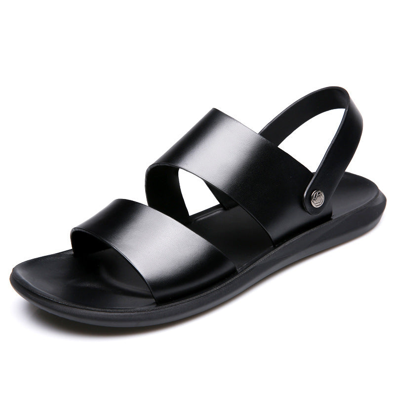 Derek – Dikke Zool Casual Sandalen en Slippers van Vegan Leer