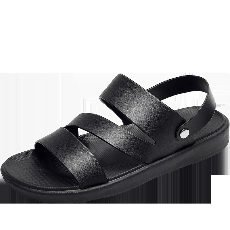 Gareth – Grote Maat Leren Heren Slippers