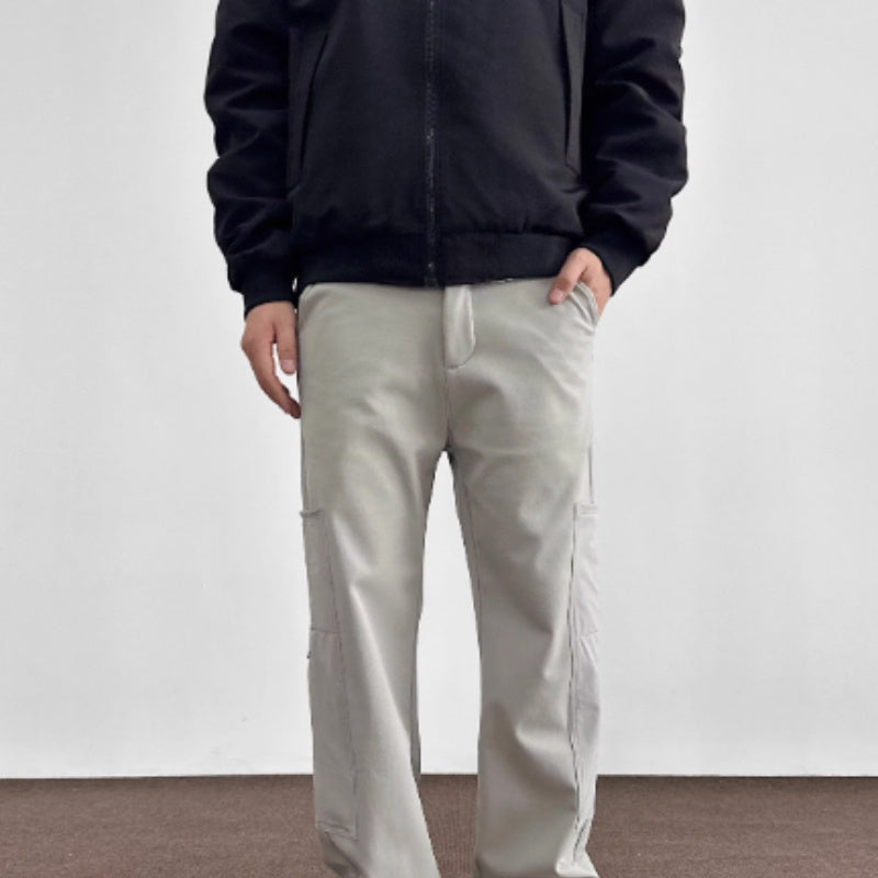 Keith – Rechte Outdoor Broek met Zijrits en Drievoudige Bescherming