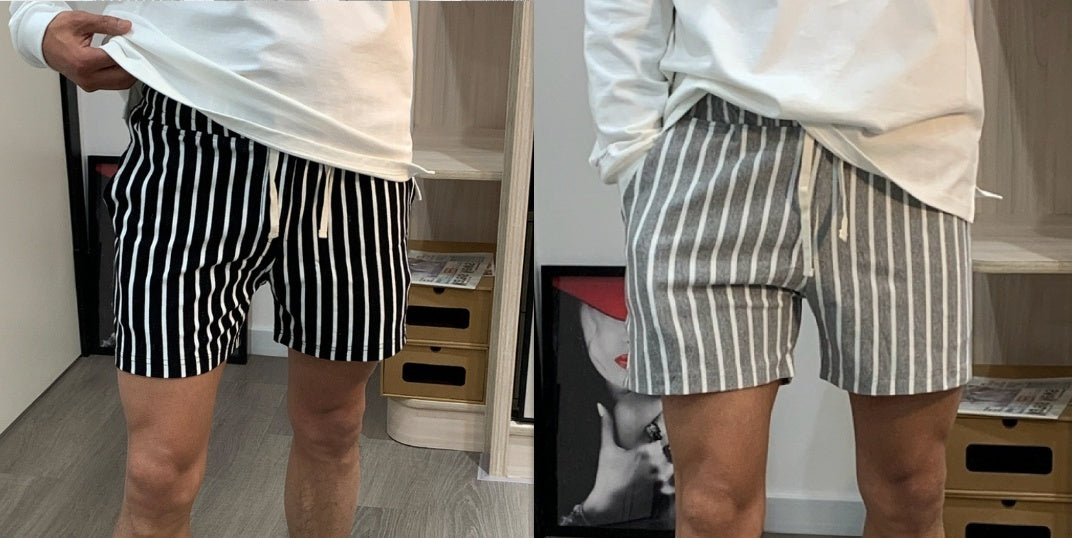 Gareth – Losse Sportieve Korte Broek met Strepen