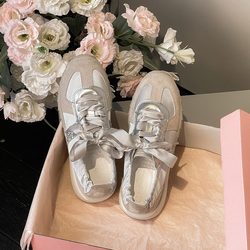 Abigail – Retro Platte Slofjes met Ademend Comfort