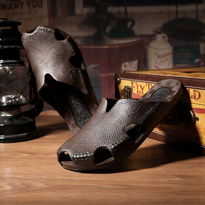 Mark – Waterdichte Heren Slippers met Gesloten Neus