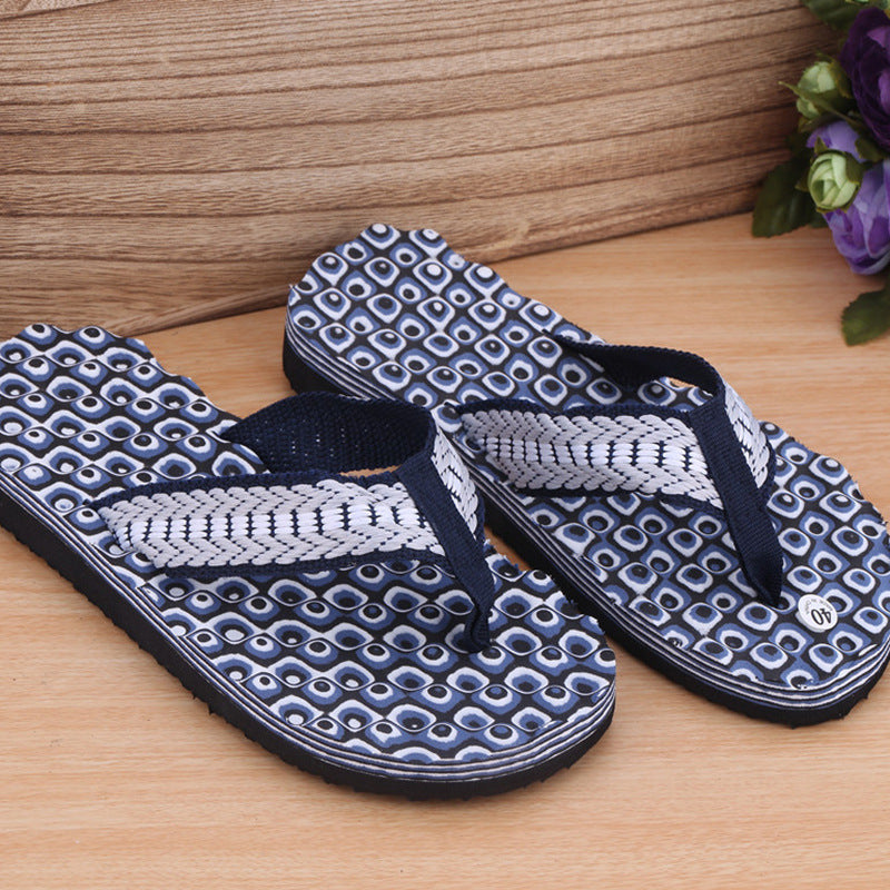 Denis – Slippers met Spiralvormig Patroon en Antislip EVA Zool
