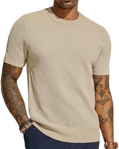 Geoffrey – Korte Mouwen Gebreide T-shirt