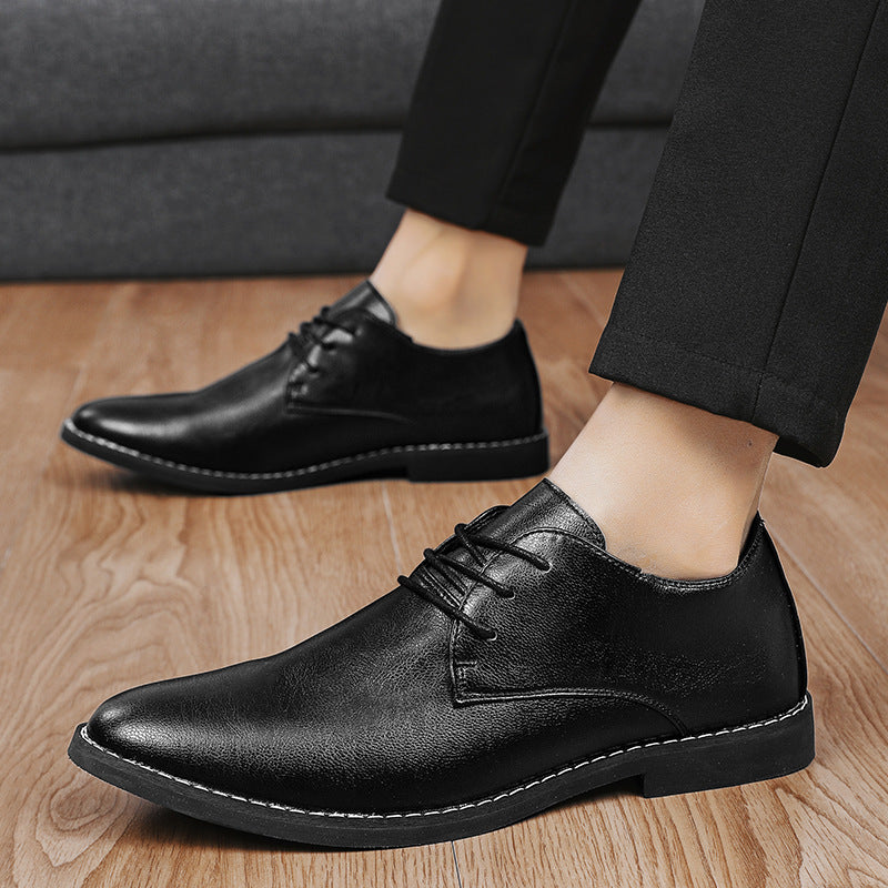 Roy – Business Casual Vegan Leren Veterschoenen voor Heren