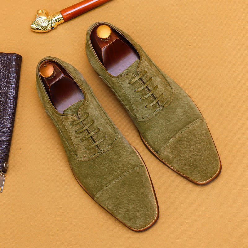 Eddie – Formele Oxfordschoenen van Premium Vegan Suède