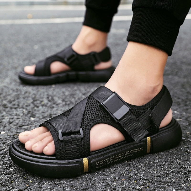 Eddie – Heren Zomersandalen met Klittenband