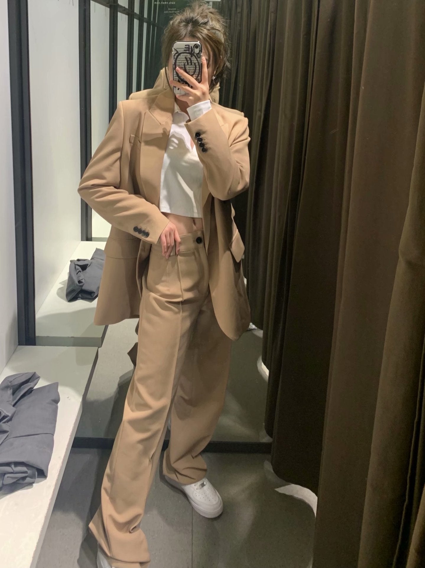 Melanie – Losse Casual Blazer met Zakken