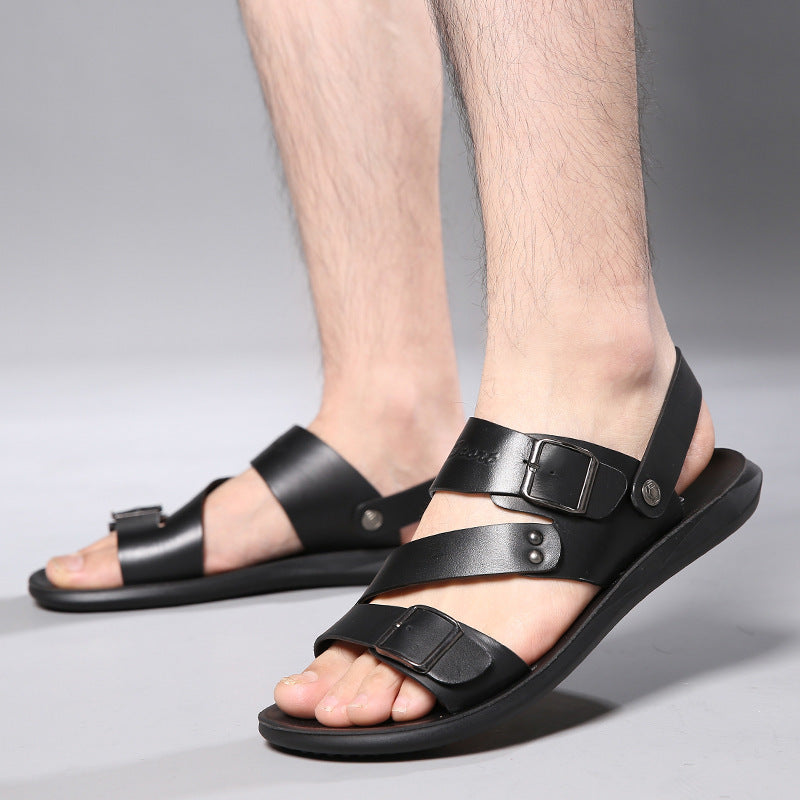 Leonard – Vegan Leren Sandalen en Slippers voor Heren