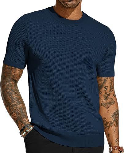 Geoffrey – Korte Mouwen Gebreide T-shirt