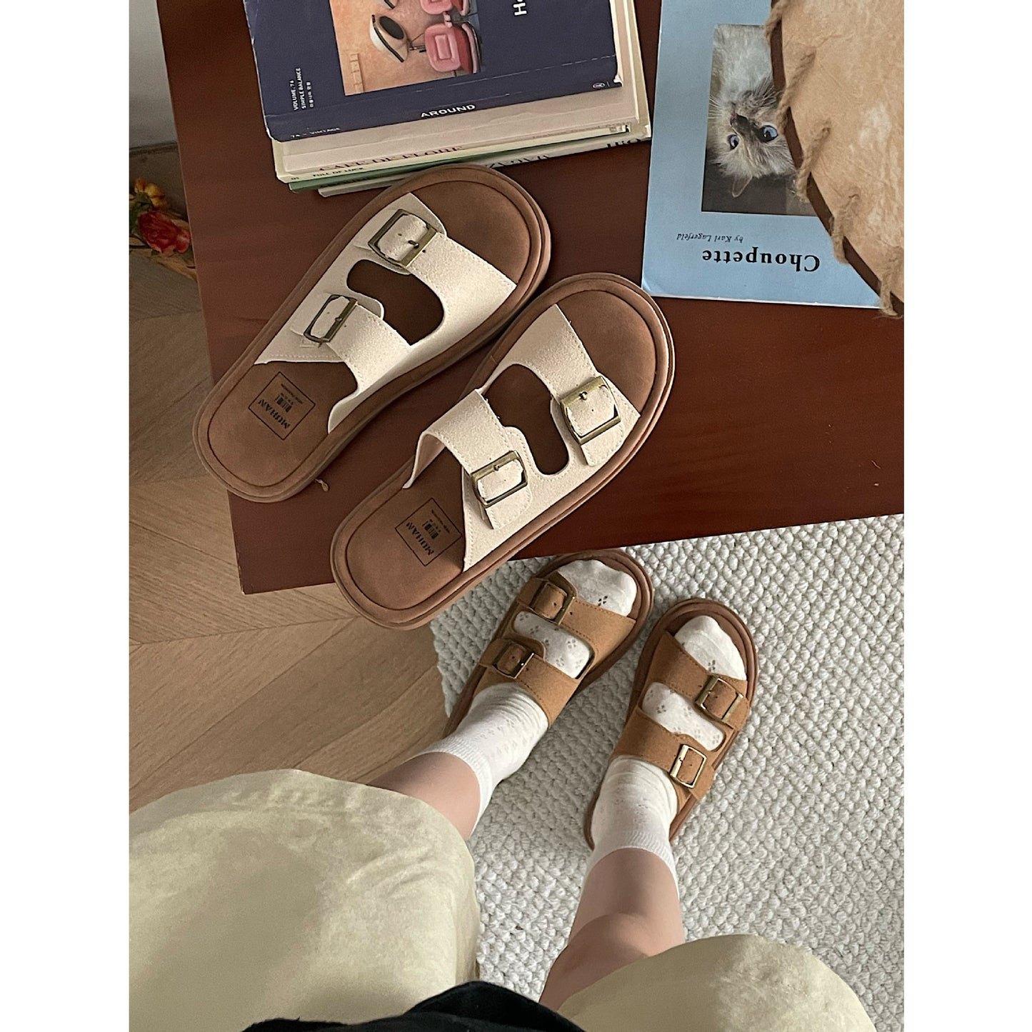 Rose – Casual Platform Antislip Strand Slippers voor Zomer
