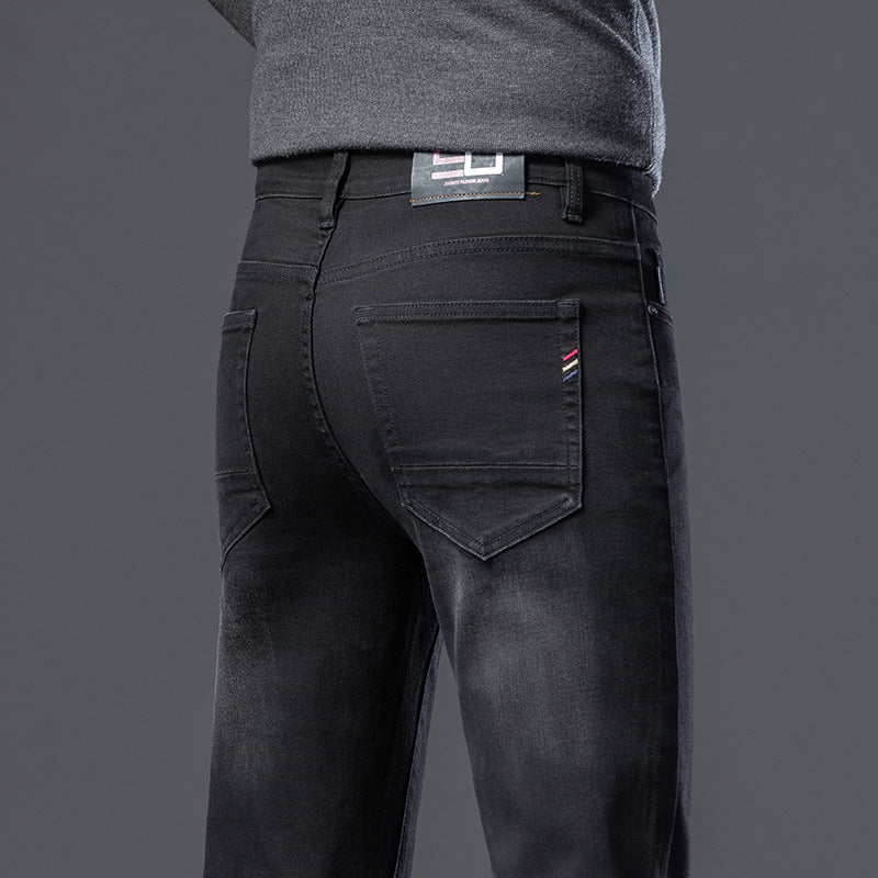 Gabriel – Rechte Slim Fit Jeans voor Mannen met Fleece Voering