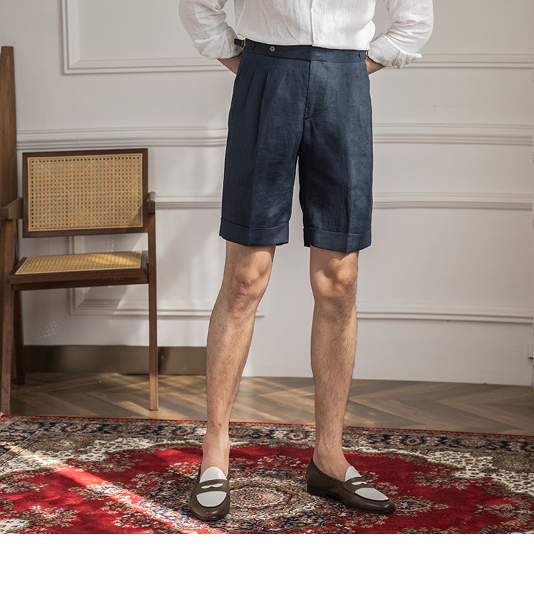 Grant – Ademend Linnen Korte Broek