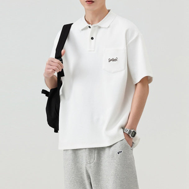 Karl – Ademend Retro Korte Mouw Polo voor de Zomer