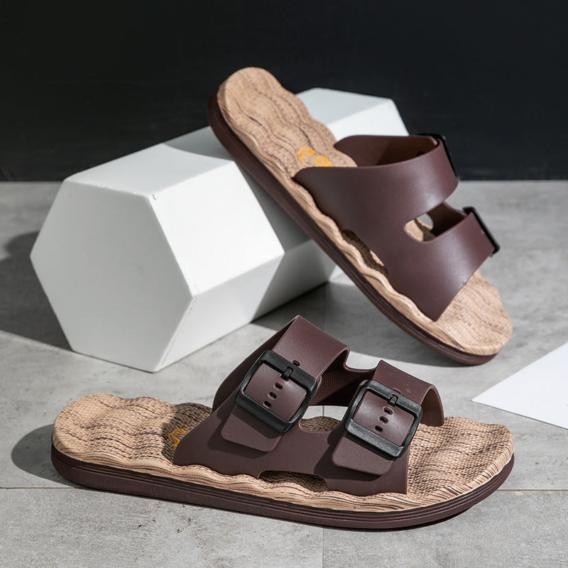 David – Antislip Slippers voor Heren met Platform