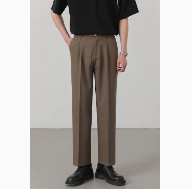 Darren – Losse Rechte Broek Koreaanse Stijl