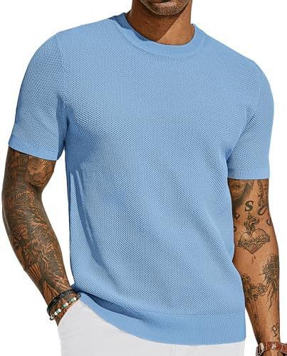 Geoffrey – Korte Mouwen Gebreide T-shirt