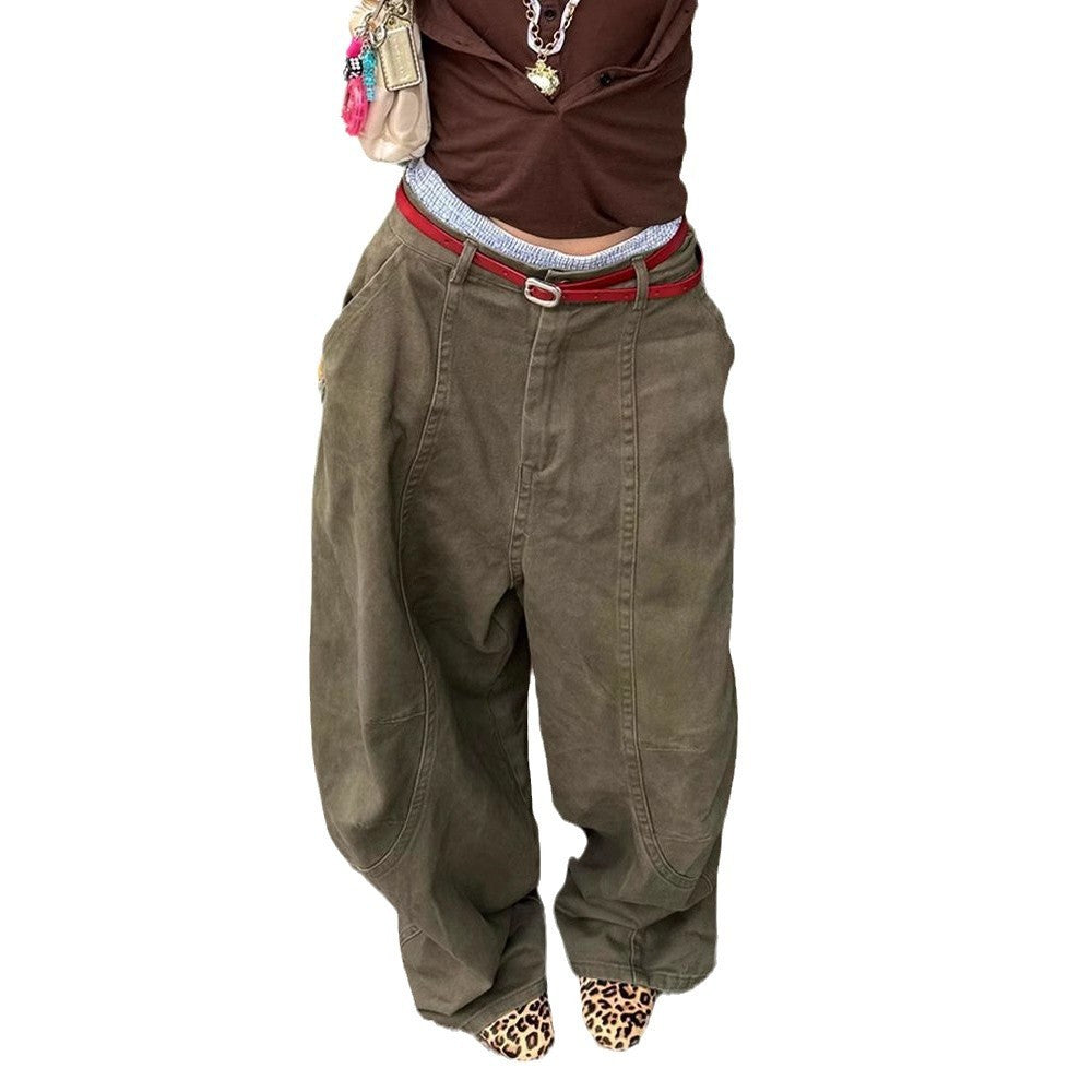 Sophie – Retro Gewassen Korridorvormige Machete Jeans