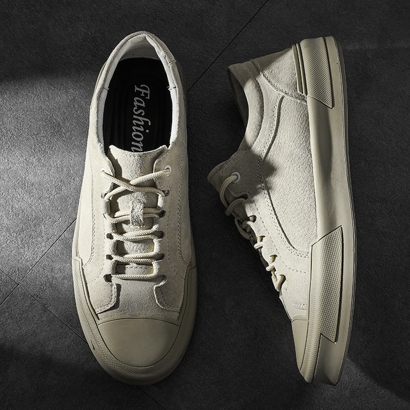 Peter – Modieuze Retro Lage Sneakers van Premium Vegan Suède