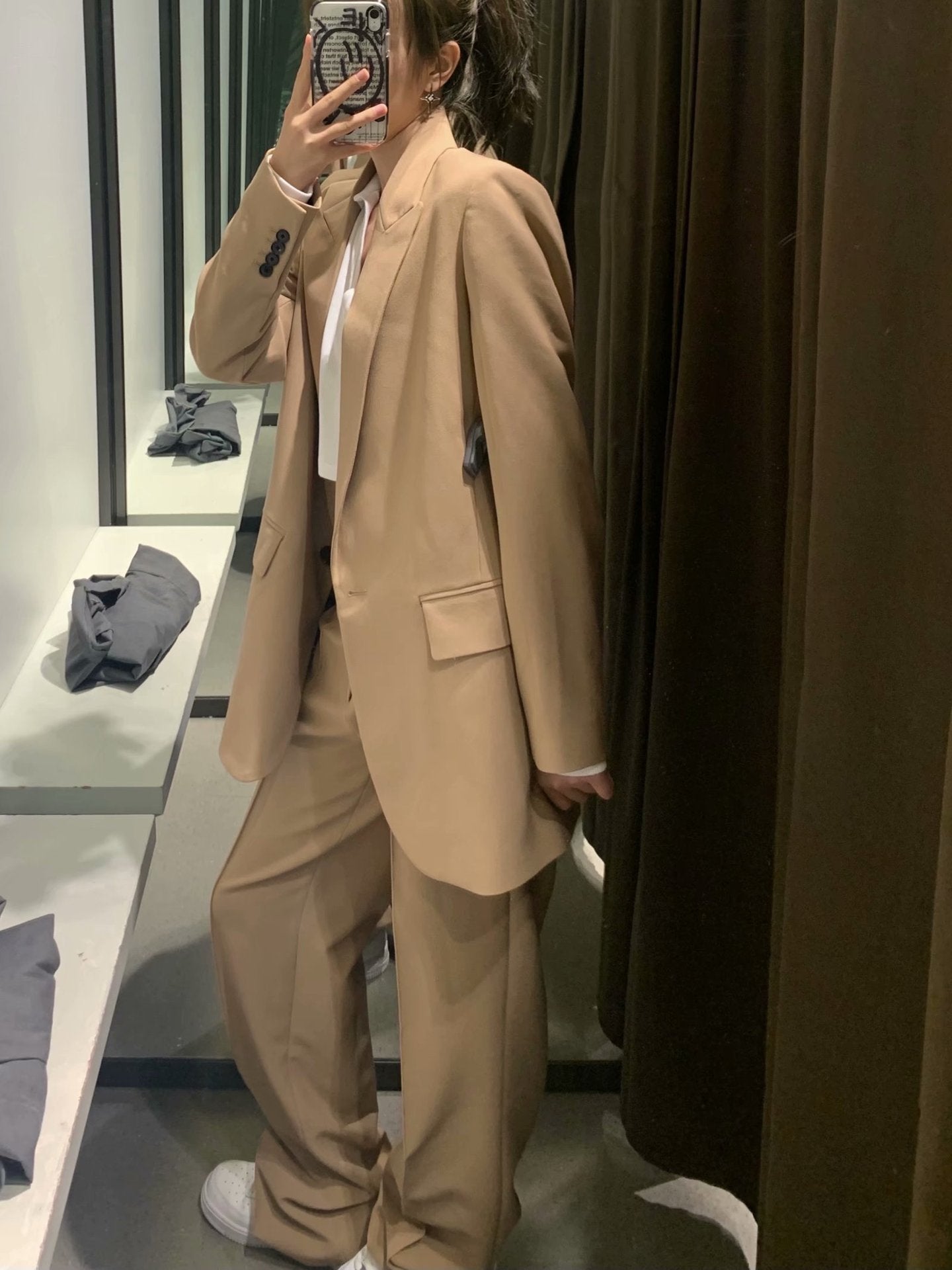 Melanie – Losse Casual Blazer met Zakken