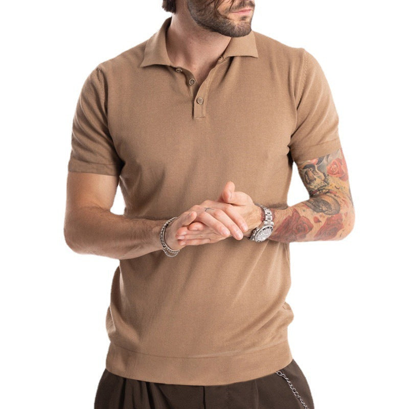 Sean – Korte Mouw Polo met Kraag voor Heren