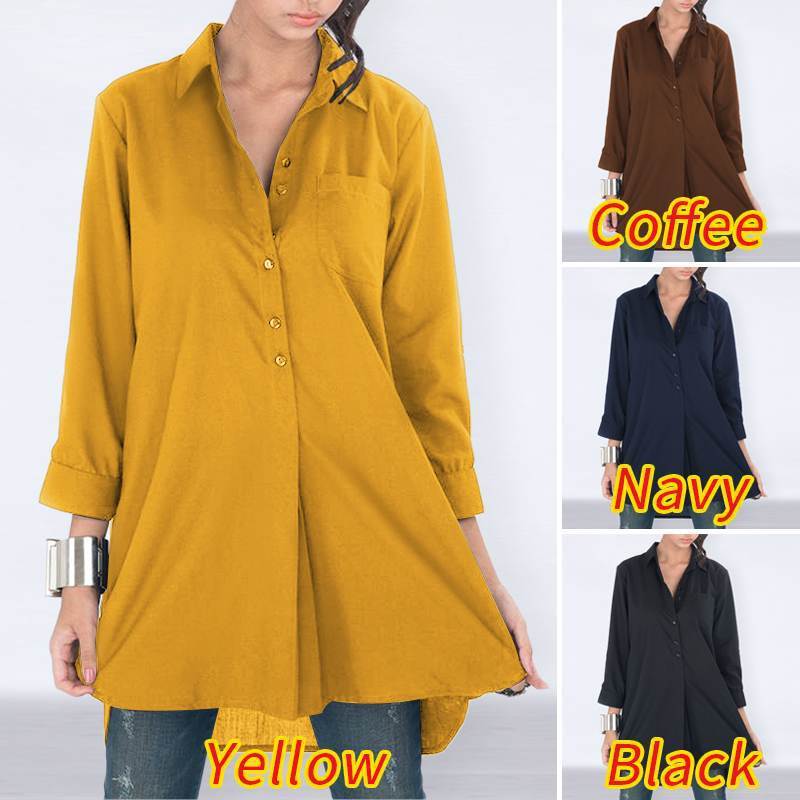 Women's Tunic Casual Long Sleeve Oversized Top