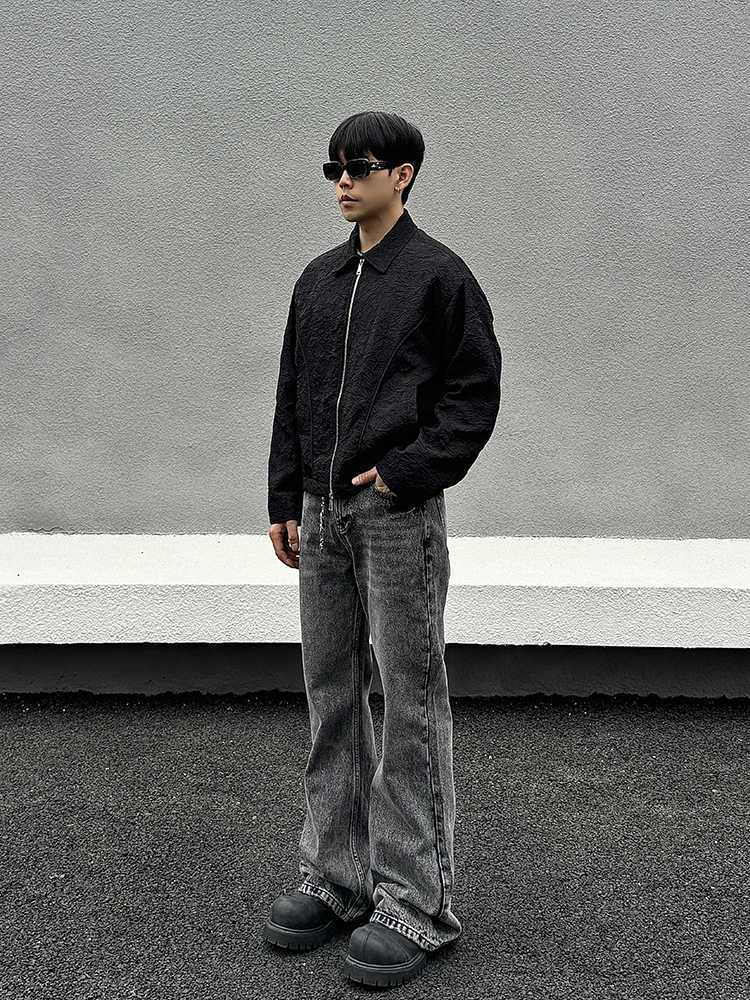 Simon – Grijze Skinny Jeans met Versleten Look