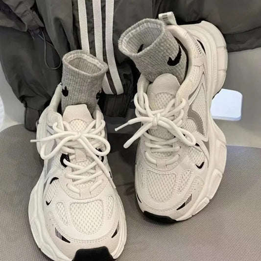 Phoebe – Veelzijdige Mesh Plateau Sneakers Ademend Casual Sportief