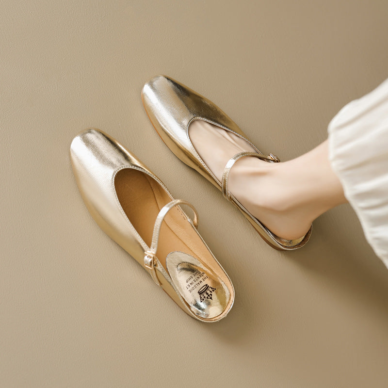 Alice – Lage Hiel Dichte Neus Half-support Slippers