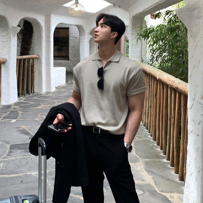 Philip – Slim Fit Poloshirt met Korte Mouwen