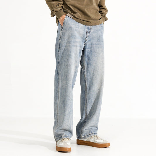 Rory – Vintage Gewassen Rechte Jeans voor Mannen