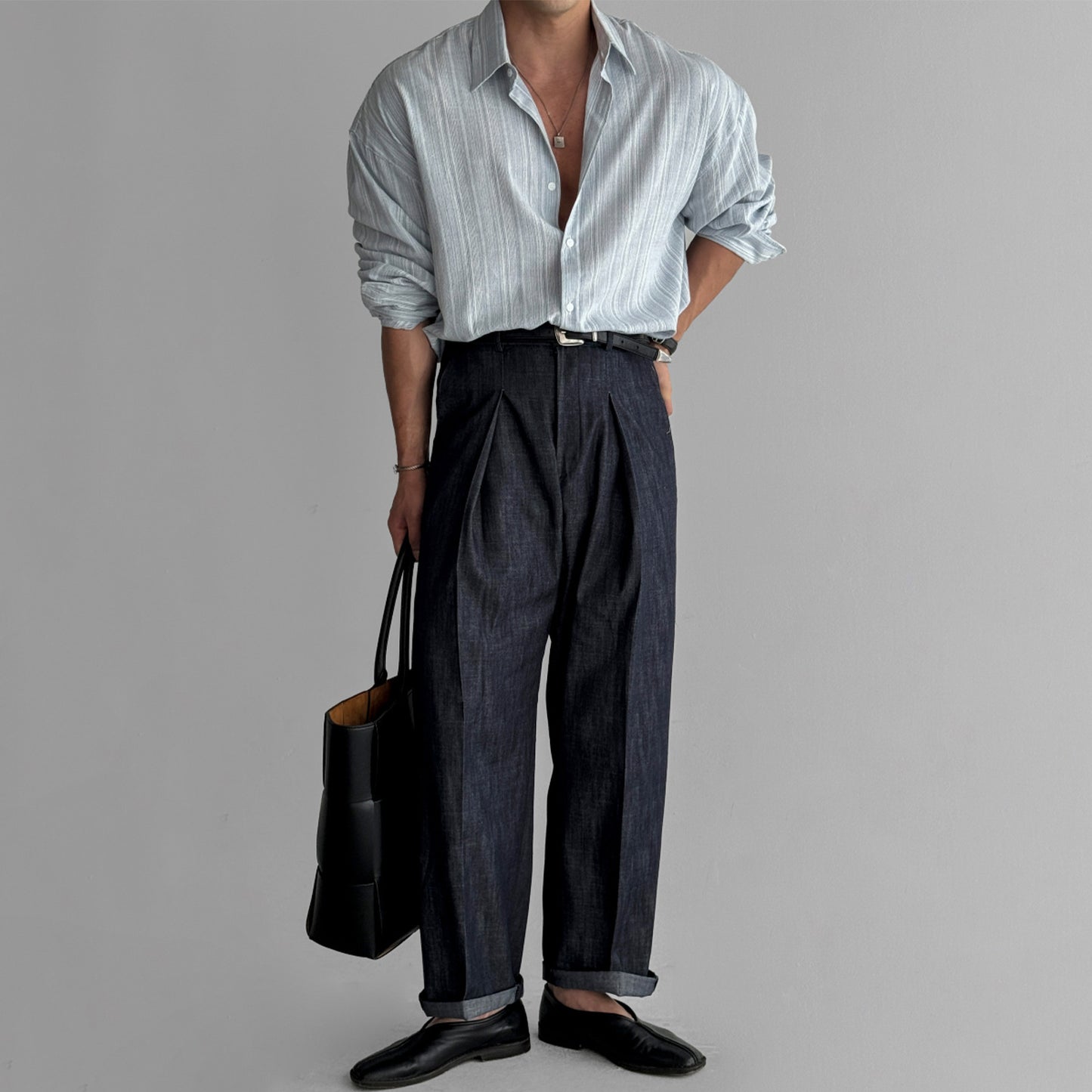 Martin – Gestreept Overhemd voor Mannen, Strijkvrij