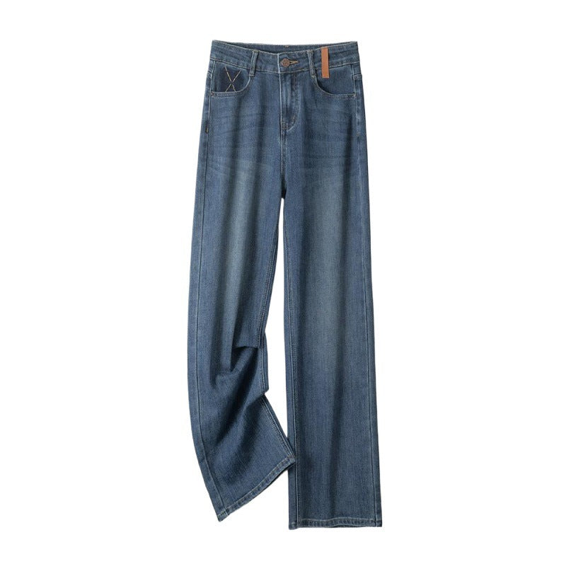 Claire – Retro Geborduurde Jeans Voor Dames