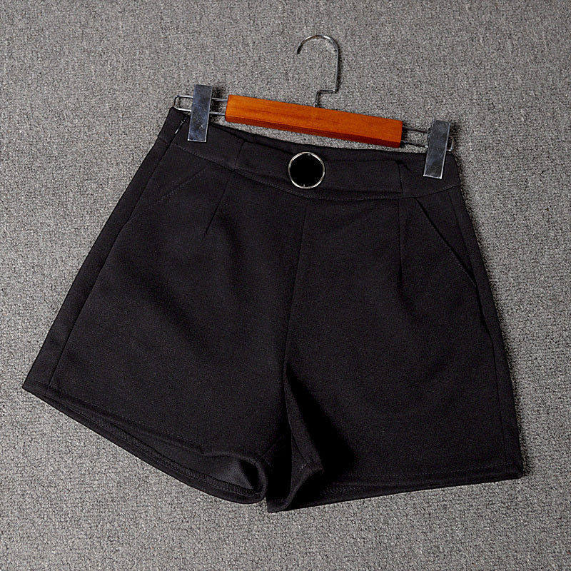 Gabrielle – Hoge Taille Korte Broek voor Zomer