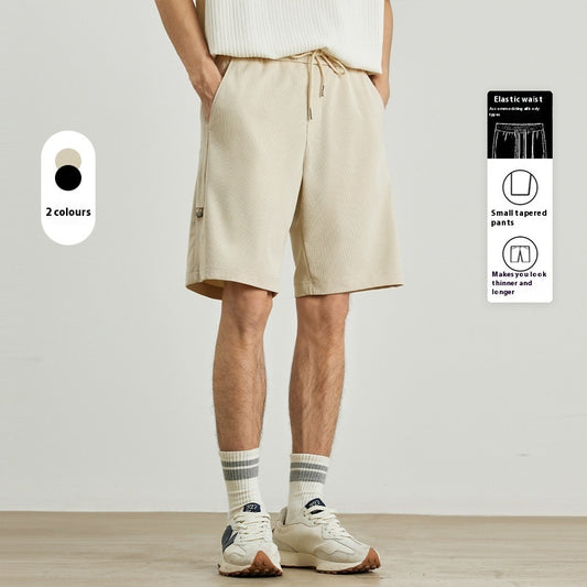 Gilbert – Sportieve Wafel Casual Korte Broek met Trekkoord