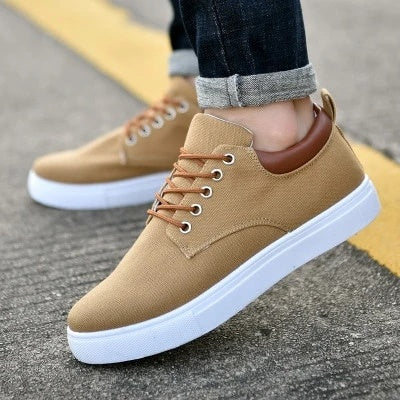 Eddie – Ademend Casual Canvas Sportschoenen voor Mannen