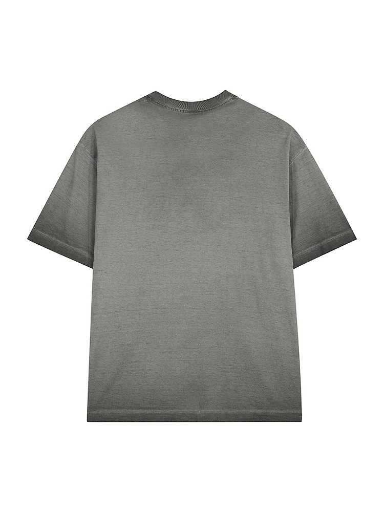 Juliet – Zwaar Gewassen Oversized Katoenen T-shirt met Korte Mouwen