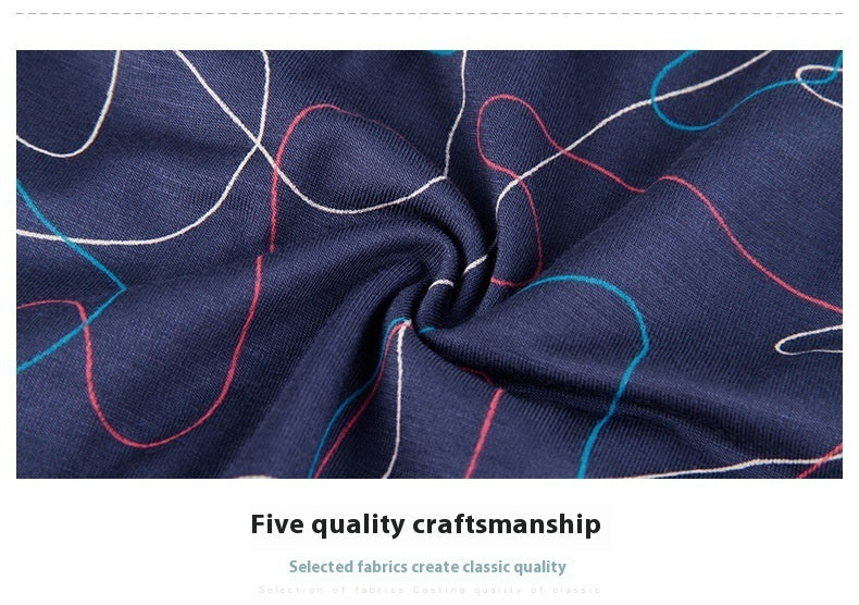 Cameron – Ademend Korte Broek met Print voor Heren